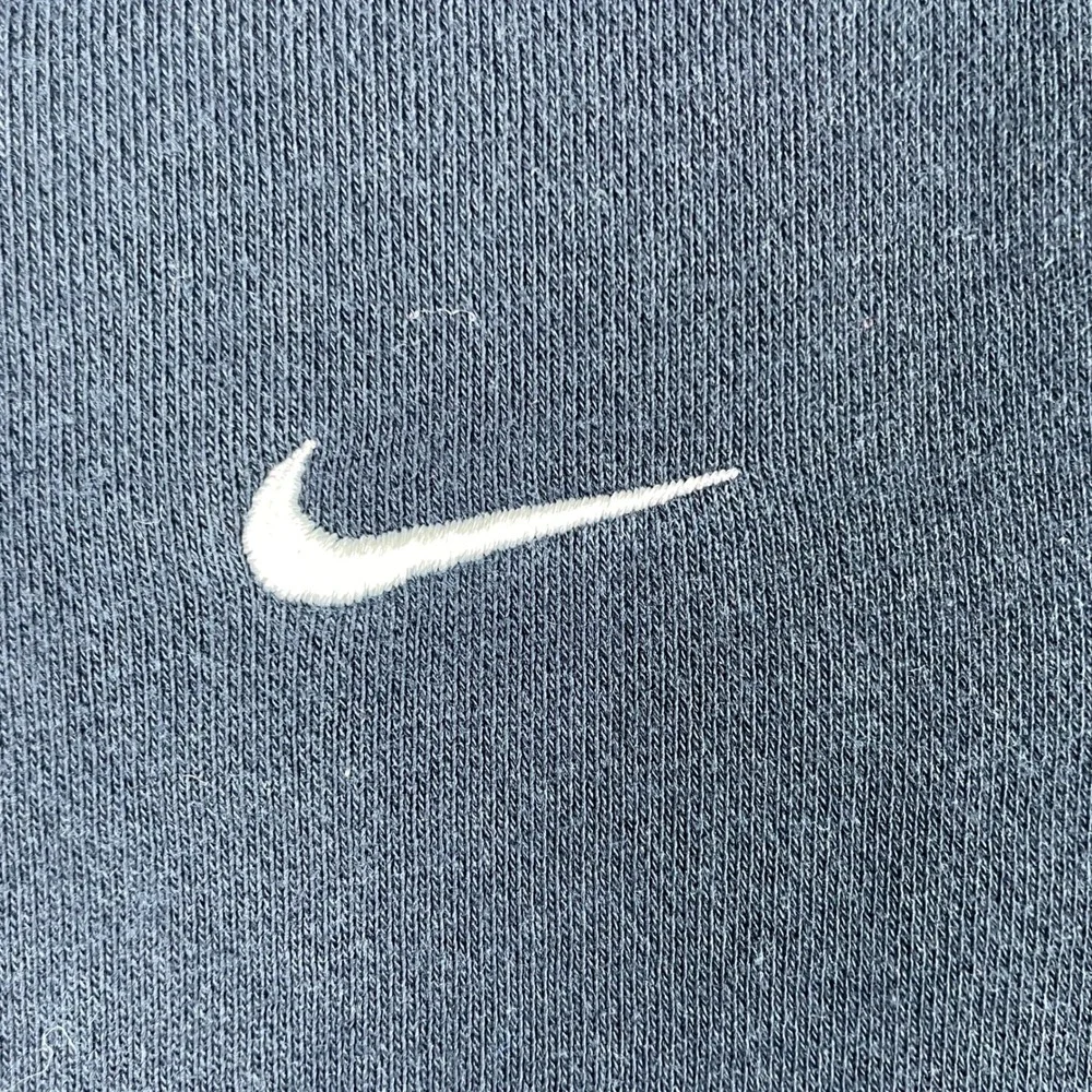 Nike Hoodie Mens XXL Navy Blue Full Zip Fleece Swoosh Media Pocket 341573-405